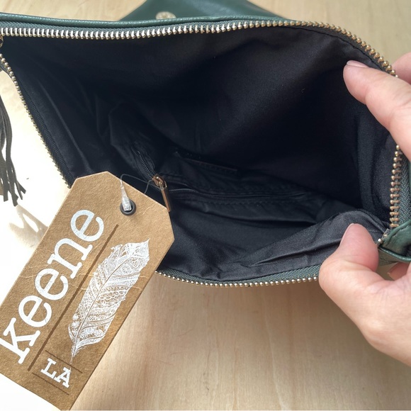 Keene Stud Foldover Clutch Purse - Picture 5 of 6